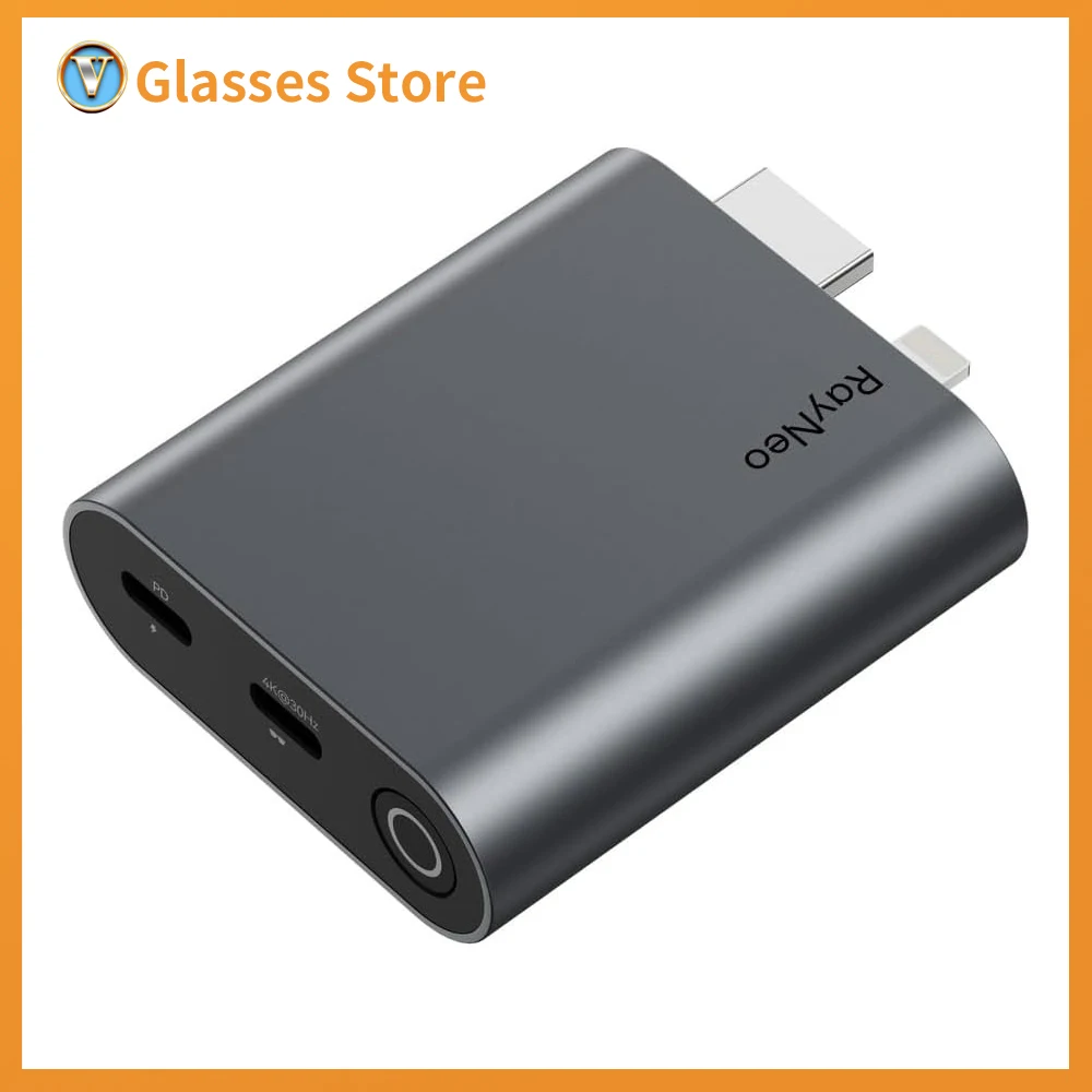 RayNeo HDMI Adapter With Lightning Port Devices Built-in Battery
