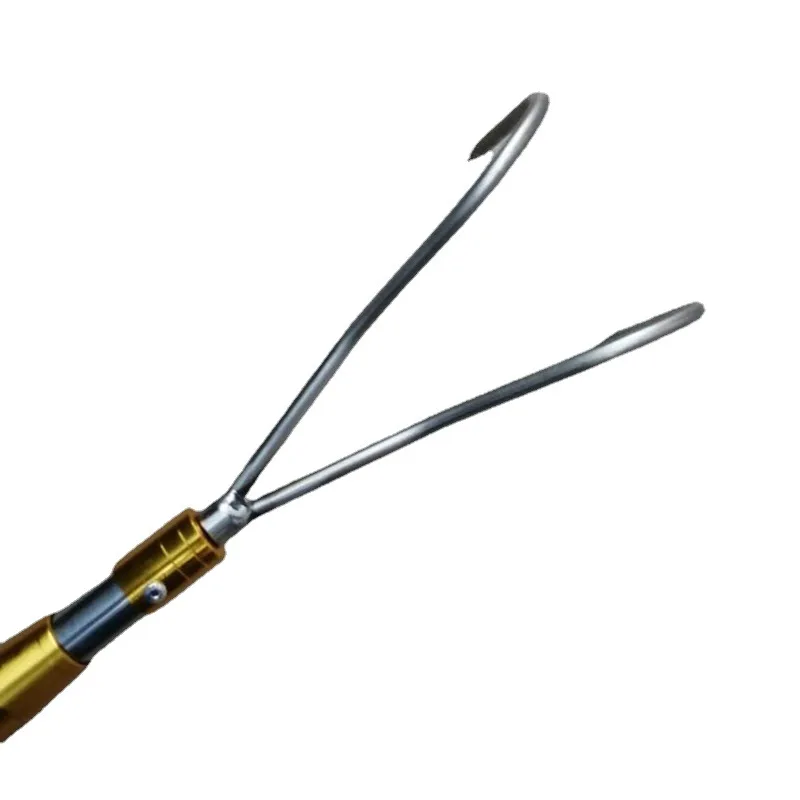 FishingGaffHookStainlessSteel8mmScrewHitchHookWaterweedLandingHookToolBoatSea