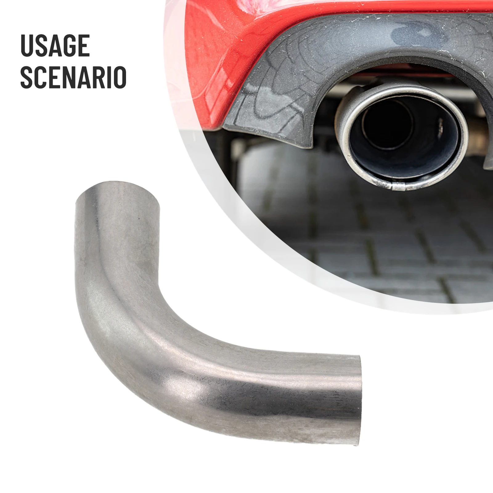 Premium Stainless Steel Tight Radius 90° Exhaust Elbow