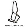 Horse halter for daily use premium Lancaster leather classic brown adjustable fit with solid brass hardware