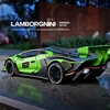 1:32 Lamborghini SCV12 Sports car High Simulation Diecast Metal Alloy Model car Sound Light Pull Back Collection Kids Toy Gifts 1