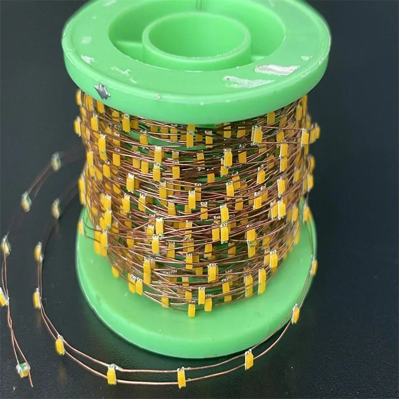 1Cm 2Cm 0805 Smd Train Ho N Oo Scale Fili Pre-Saldati 10M Nel Modello Diorama Fai Da Te