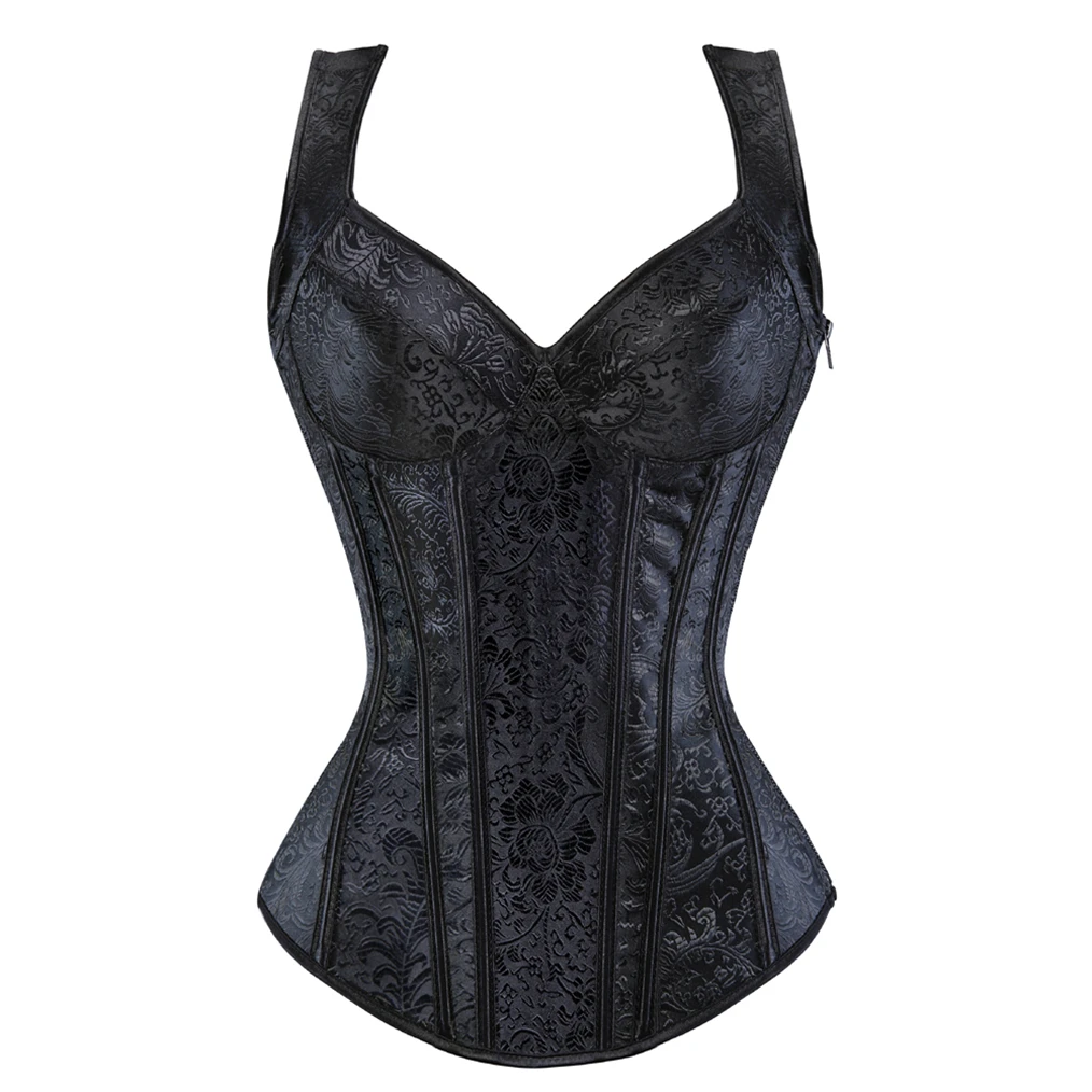 Gothic Straps Corset Dresses for Women Nsemble Femme 2 Pièces Outfit Kleid Sets Damen Elegant Top Basque Party Formal Dress