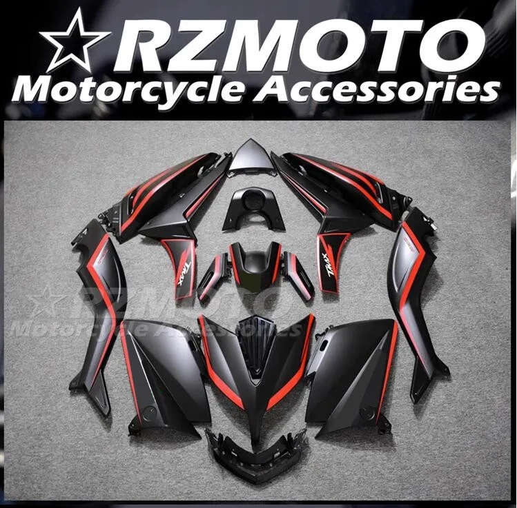 

Новый комплект обтекателей для мотоцикла ABS Подходит для YAMAHA T-max 530 2015 2016 15 16 кузов черный красный матовый