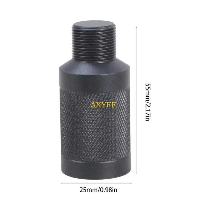 Axyf 알루미늄 합금 마이크로폰 스레드 컨버터로드 55mm 3/4 암컷 5/8 남성 어댑터