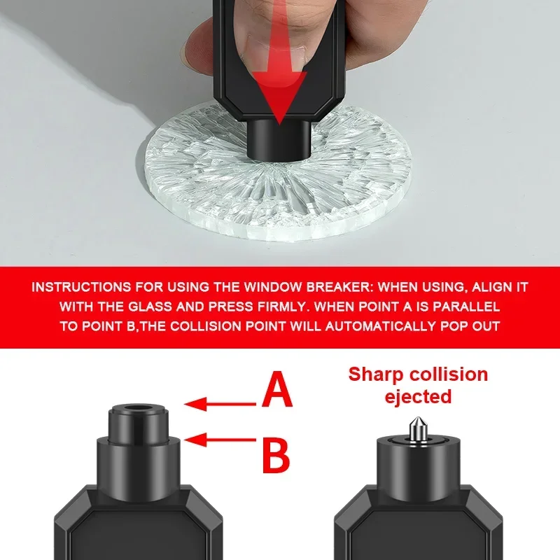 Car safety hammer emergency window breaker car multifunctional safety breaking hammer life supplies Accessories car safety hammer window breaker safety hammer