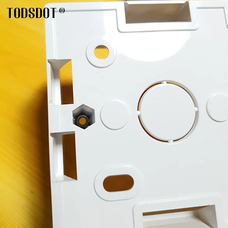 Wall Mount External Box of Switch Socket 50 mm Deep Premium Outfit Install Box Flame Retardant UL 94 V-0 PVC White switch box,wall socket box,electric distribution box