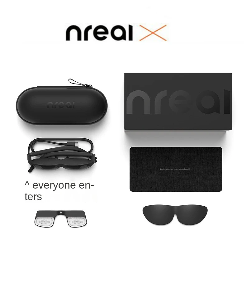 Nreal X Smart AR Glasses 6DoF Full-real Space Scene Interconnection AR Development And Creation Of 3D Giant Screen Glasses
