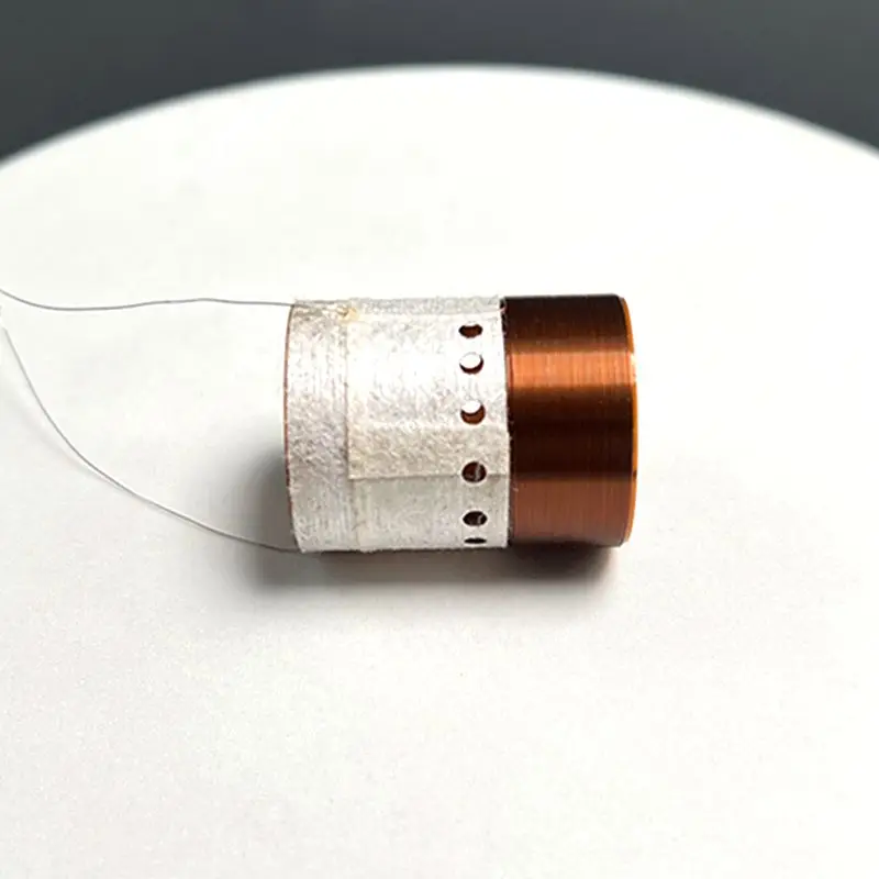 1개 25.9mm 베이스 보이스 코일 우퍼 코일 원형 구리선 수리 부품 KSV 벨트 사운드 홀 스켈레톤 재료