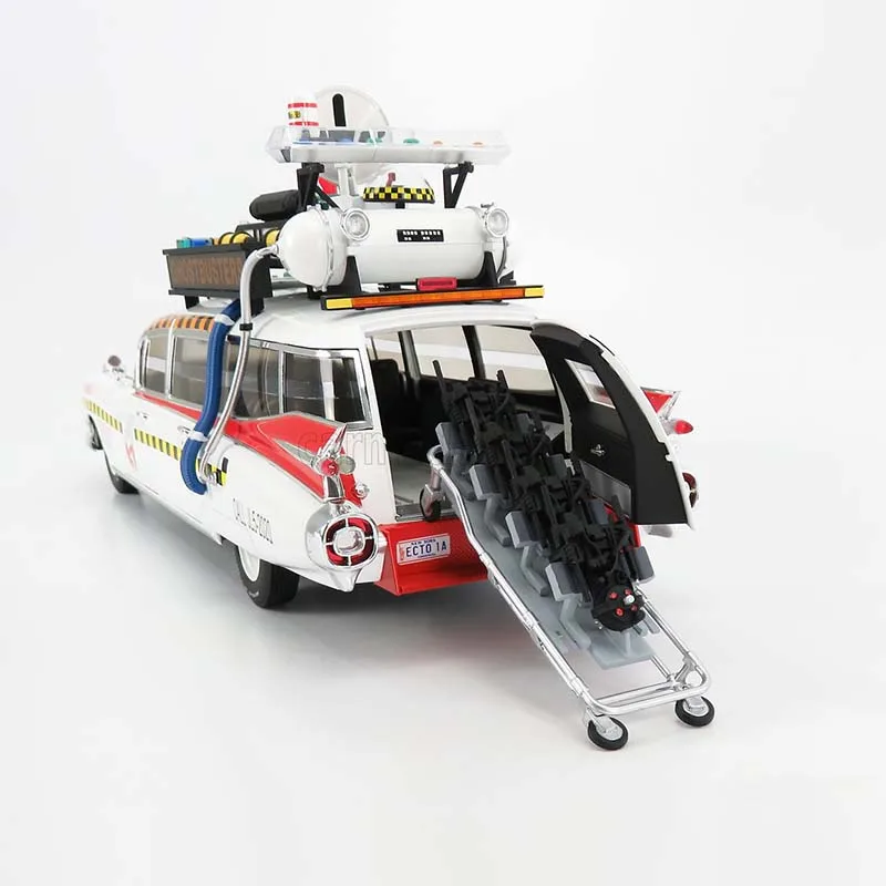 Ecto 1a-大人のための金属製の車のおもちゃ,ミニチュア,ギフト