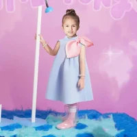 زهرة الصيف فساتين فتاة لحفلة عيد ميلاد والزفاف ، A2763 1