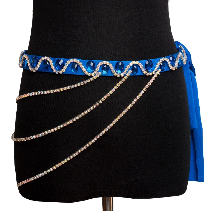 

Женский пояс для танца живота, Стразы ручной работы, пояс для танца живота, Ювелирное Украшение