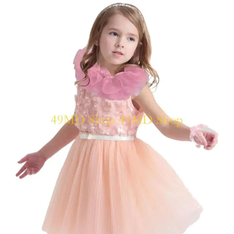49MD Girls Retro Clown Choker Halskette Ruffle Faux Kragen für Cosplay und Kostümkleid – Detail 10