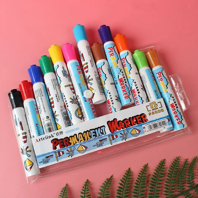1 Set Lytwtw's Mini Graffiti Watercolor Pen Painting Pen Markers Drawing  Colorful Mark Pen Highlighter - AliExpress