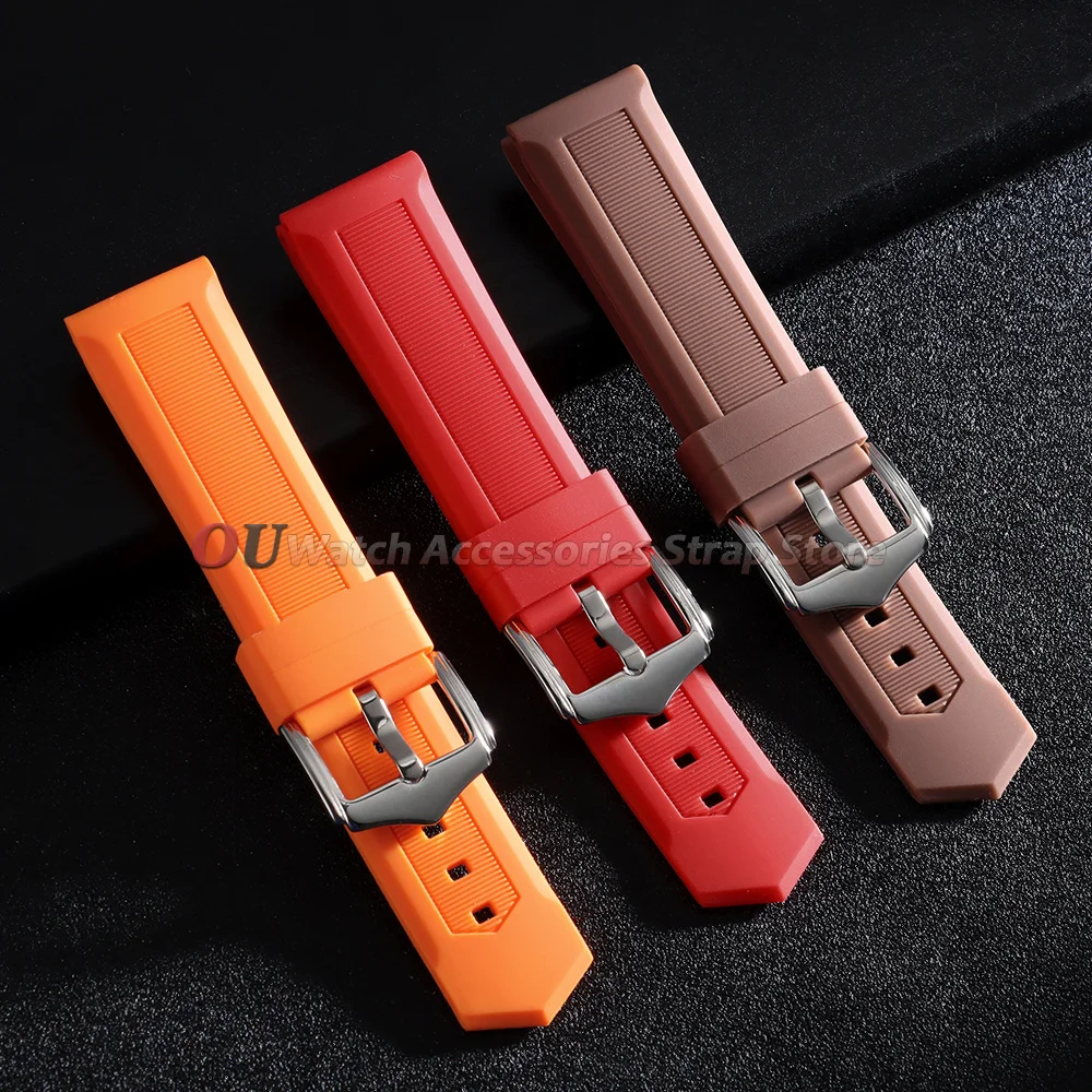 Universal Silicone Waterproof Watch Band - Versatile Rubber Wristband