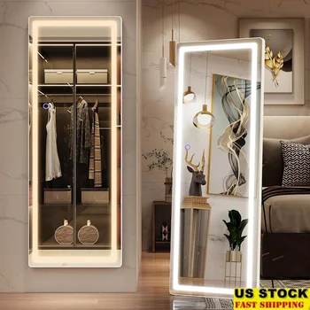 Lighted Full Length Floor or Wall Mirror 1