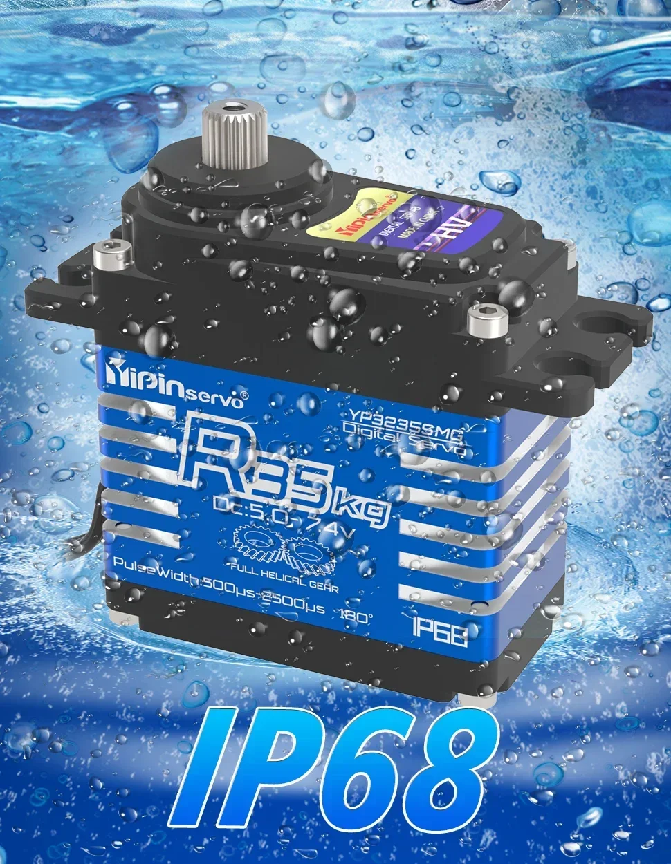 Servomoteur RC R35kg 180°/270°/357°/360° pour Robot Voiture