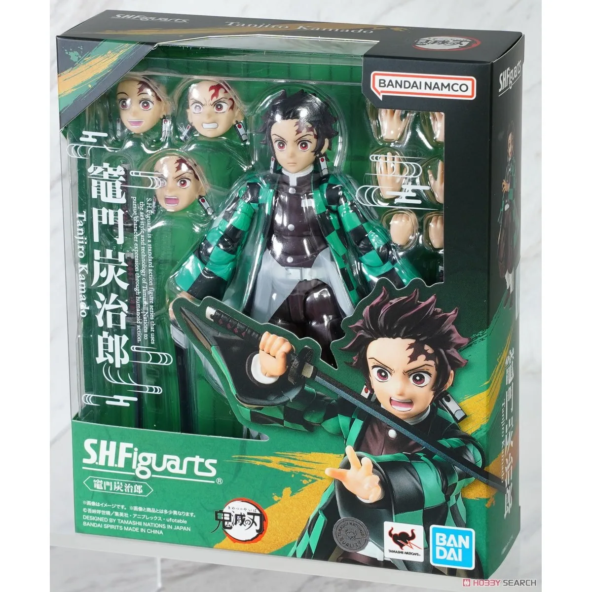 thumbnail image 1 of Original Bandai Demon Slayer S.H.Figuarts Kamado Tanjirou Pvc Action Figure Collection Toys Model Doll Toys Birthday Gifts, 1 of 5