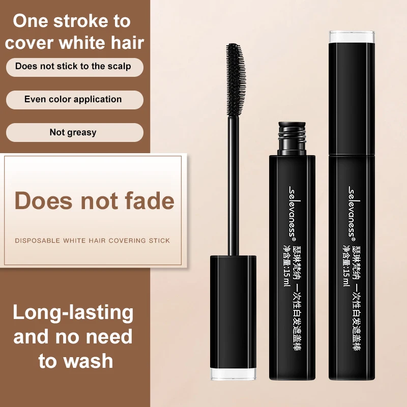 Instant Touch-Up Hair Color Pen: New Black Brown for Fast Gray Root Coverage
