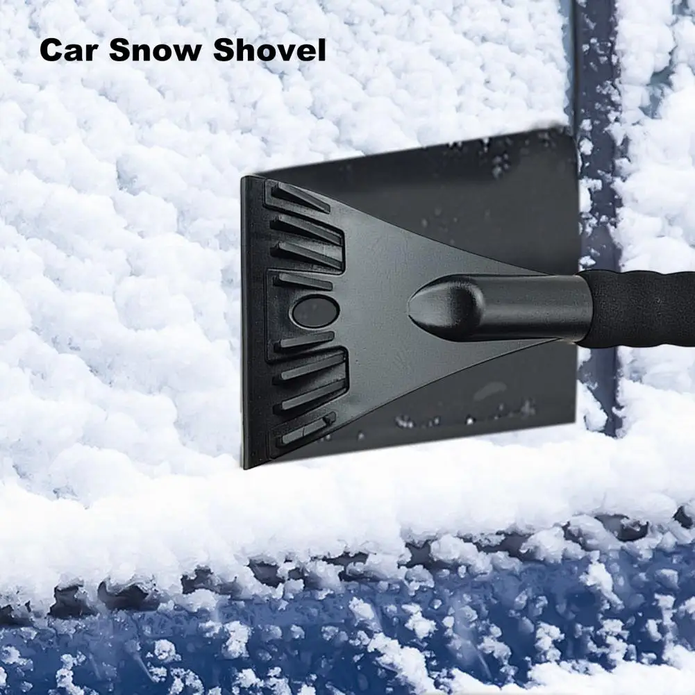 Car Windshield Snow Remover Car Snow Shovel Durable Ice Scraper with Non-slip Handle for Windscreen Sturdy for Versatile