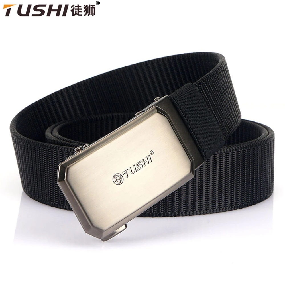 TUSHI Hard Quick Release Alloy Pluggable Automatic Buckle Belt For Men Durable Tactical Belts Cowboy Outdoor Army Strap Hunting tushi new tactical belt metal automatic buckle quick release belt alloy casual tooling training belt men s trousers outdoor belt