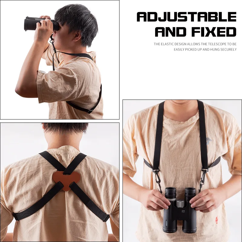 조류 관찰용 쌍안 하네스 스트랩, X자형 감압 스트랩 핏, 쌍안경, 카메라 운반용 크로스 스트랩 하네스