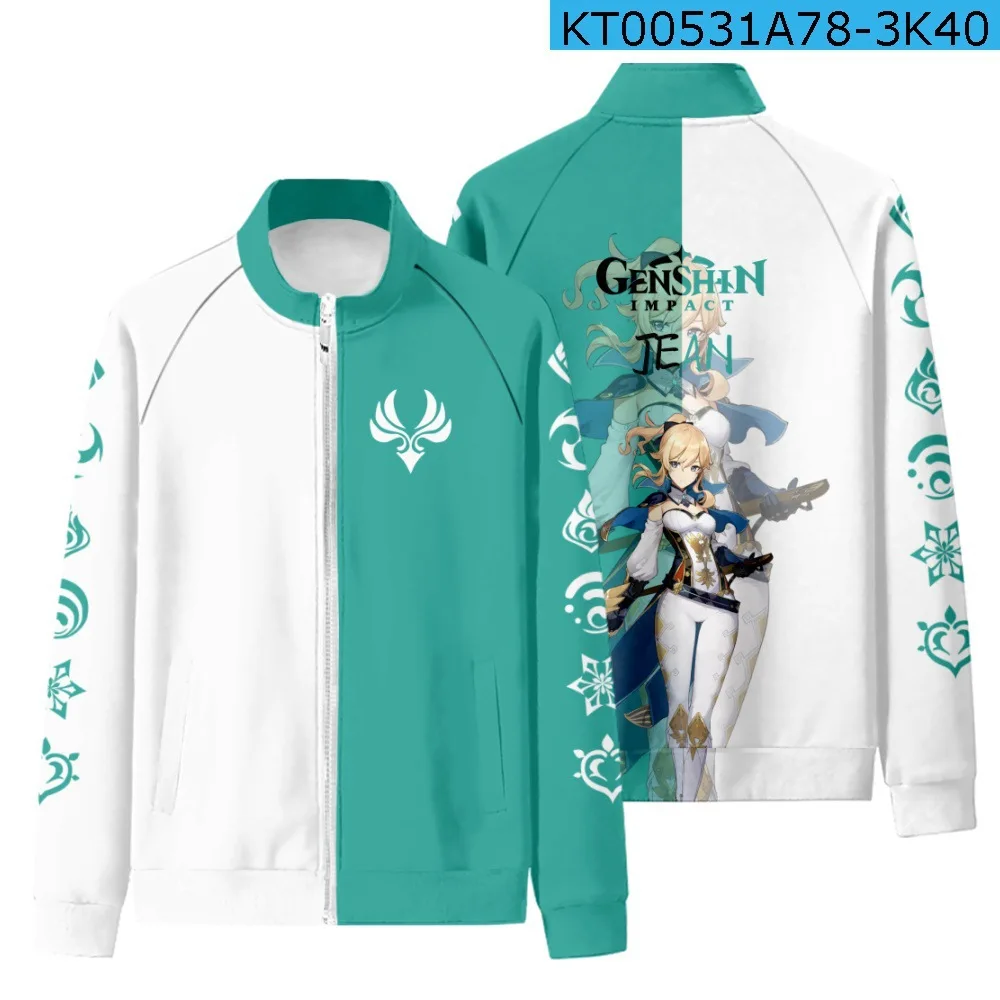 

Game Genshin Impact Jacket Long Sleeve Zipper sweatshirt Tracksuit Harajuku Cosplay Fashion women men Clothes