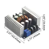 20A 300W Step Down Module Adjustable DC 6-40V to 1.2-36V Voltage Regulator Buck Converter Constant Current Power Supply Module 2