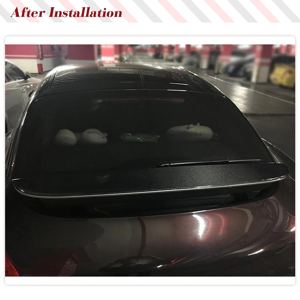 Auto Baule Posteriore Lip Spoiler Ala per Porsche Panamera 2014 2016 In Fibra di Carbonio Baule Posteriore Becco Duckbill Spoiler Labbro Boot Ala No 2015 - immagine 2