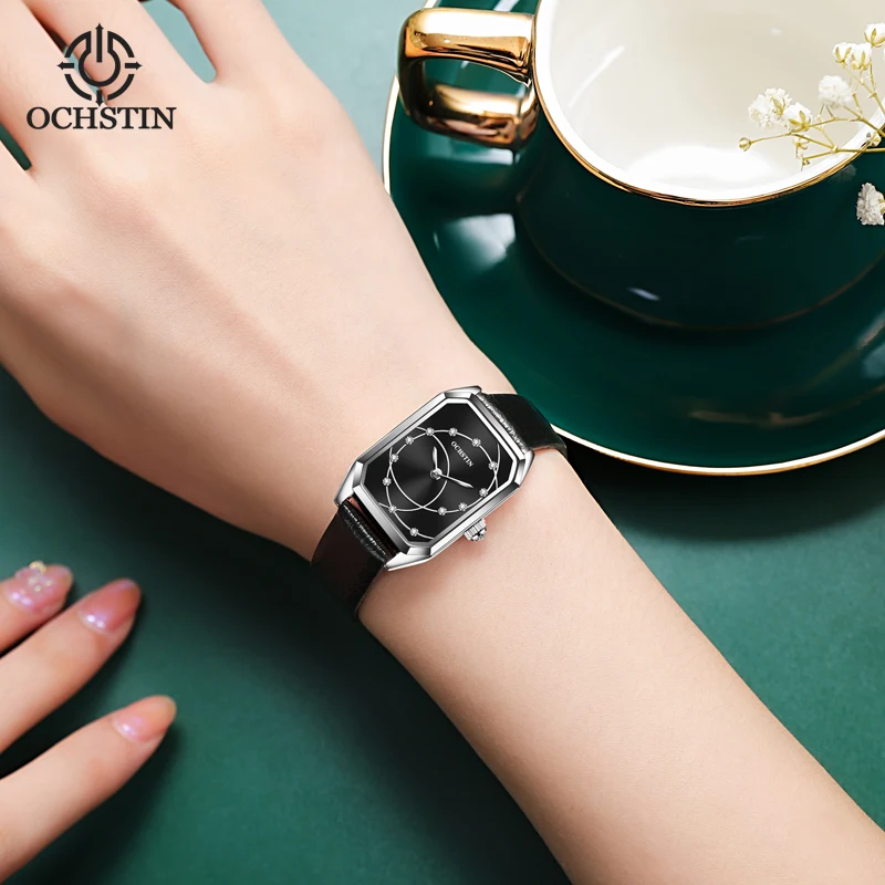 OCHSTIN Hot Model 2024 Parangon Perfection Series Casual Fashion Watch Multifunction Quartz Movement Women's Quartz Watches