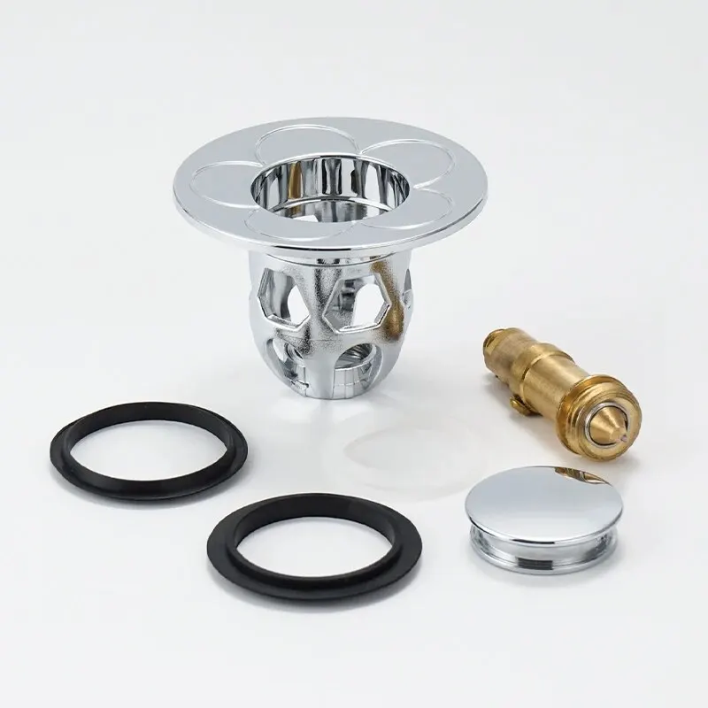 Washbasin Universal Pressing Water Plug Anti-rust Spring Copper Core Drainer Filter Anti-blocking Anti-odor Accessory