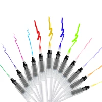 Soft Nylon Hair Self-Moisturizing Water Ink Storage Brush Pen Set for Calligraphy Watercolor Painting Drawing Art Supplies 2