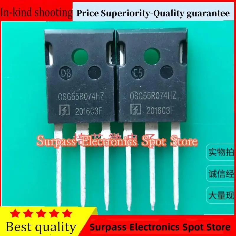 

10PCS-100PCS OSG55R074HZ MOS TO-247 Price Superiority-Quality guarantee