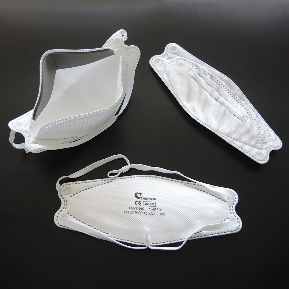 LAIANZHI CE FFP3 Face Masks Valve Protective Disposable Virus Headwear Mouth Approved Hygienic