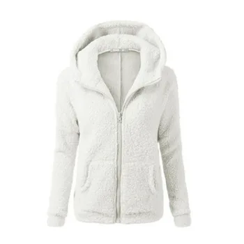 Women's Autumn Loose Warm Casual Cashmere Coat Winter Running Jacket Outdoor Cashmere Sports Coat Gym Clothing Top 2023 4