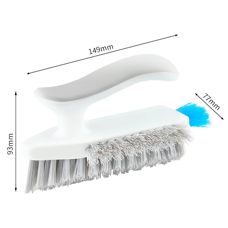 Bathroom Corner Gap Brush Set Non-slip Handle Effective Clean Brush for  Home Kitchen Bathroom Blue 