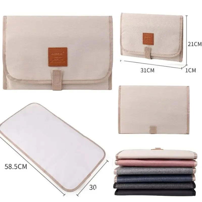 Foldable Baby Diaper Changing Pad Waterproof Newborn Diaper Pad Portable Toddler Changing Table Durable Oxford Baby Sheet