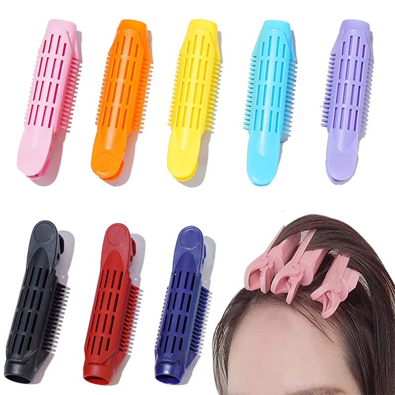Hair Styling Tool Hair Curling Tools 12 Pieces Voluminizing Hair Root Clip Natural Fluffy Hair Clip Root Curler Roller Self Grip Volume Curler