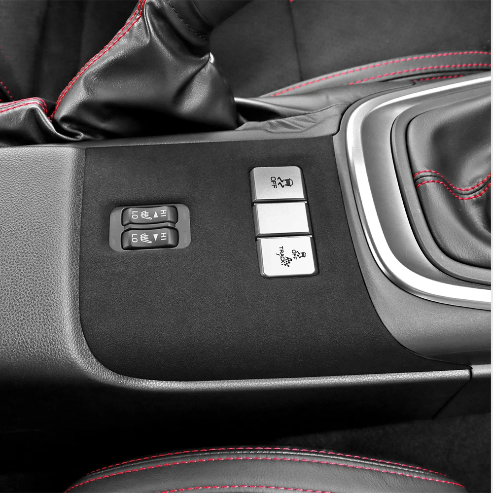 Hochwertiger Wildleder-Aufkleber für den Heizknopf des Autositzes, passend für Subaru BRZ Toyota GR86 2021 2022 2023 2024 2025, Innenraum-Zubehör – Detail 3