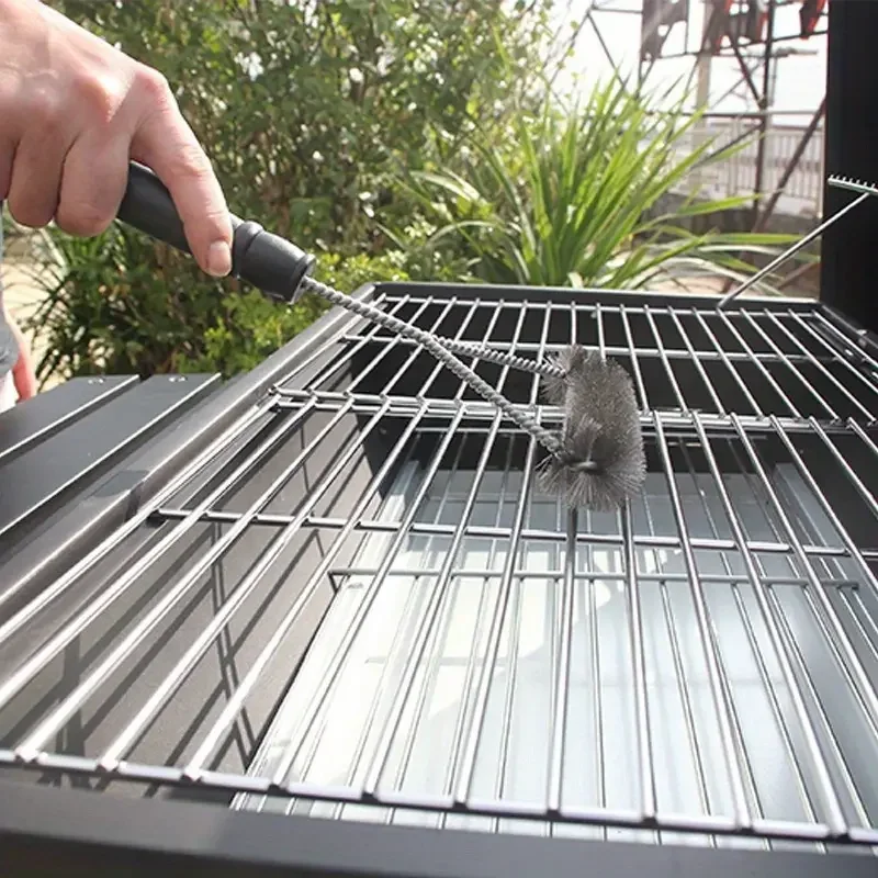 BBQ Grill Cleaning Brush&Scraper Stainless Steel Wire Brush Grill Cleaner Safe Accessories&Tools for Barbecue Oven