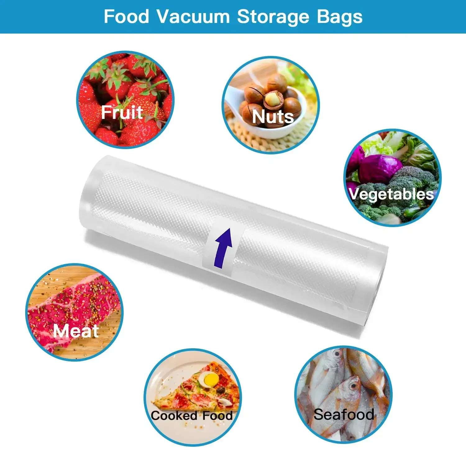 Description Picture 4 of itemVacuum bags for food Vacuum Sealer Storage Bags For Vacuum packing Sealer