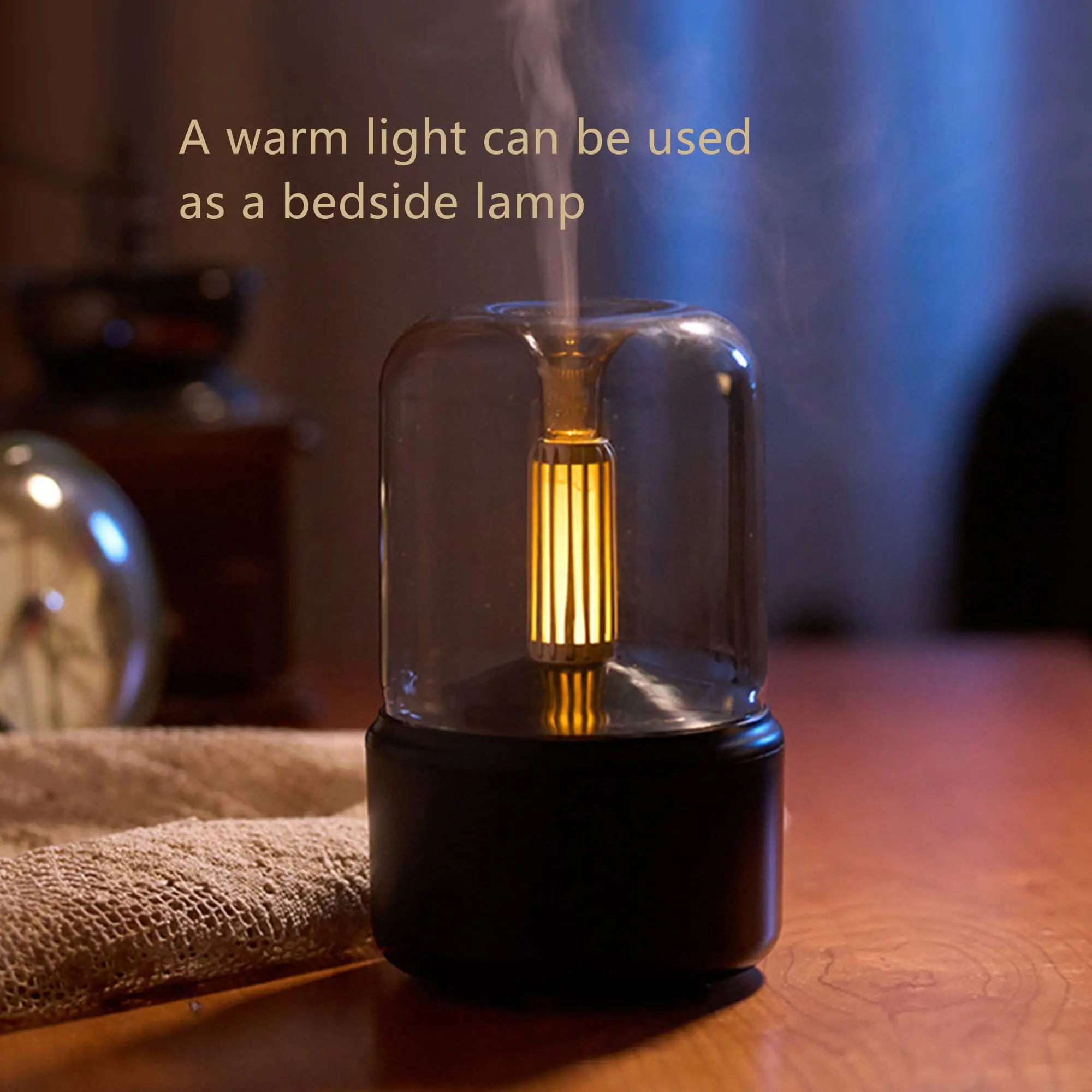 Candlelight lamp Aromatherapy Machine Essential Oil Diffuser Professional Cold air Aromatherapy Automatic Shutdown Without Water 2