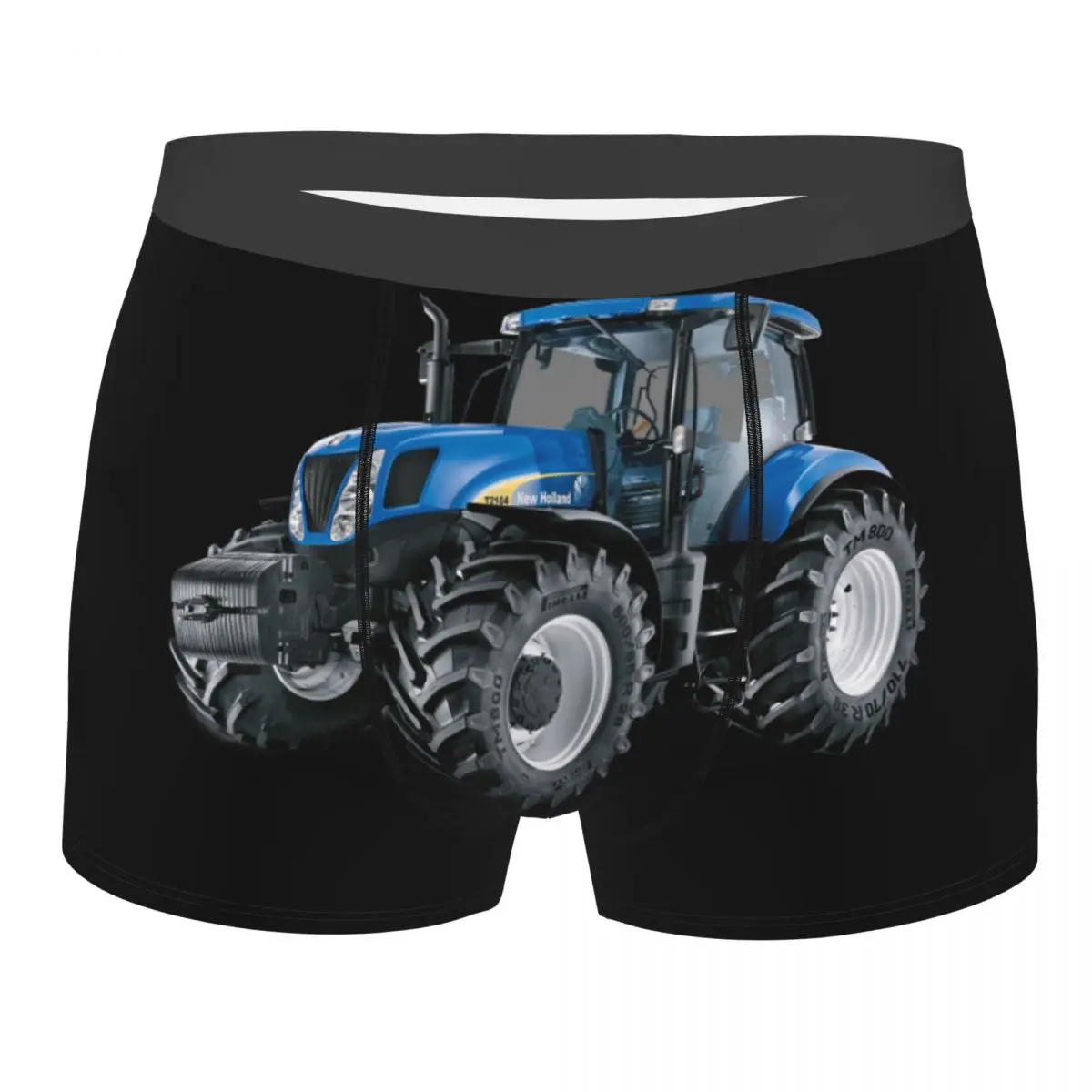

Custom Tractor Underwear Men Stretch Boxer Briefs Shorts Panties Soft Underpants For Male