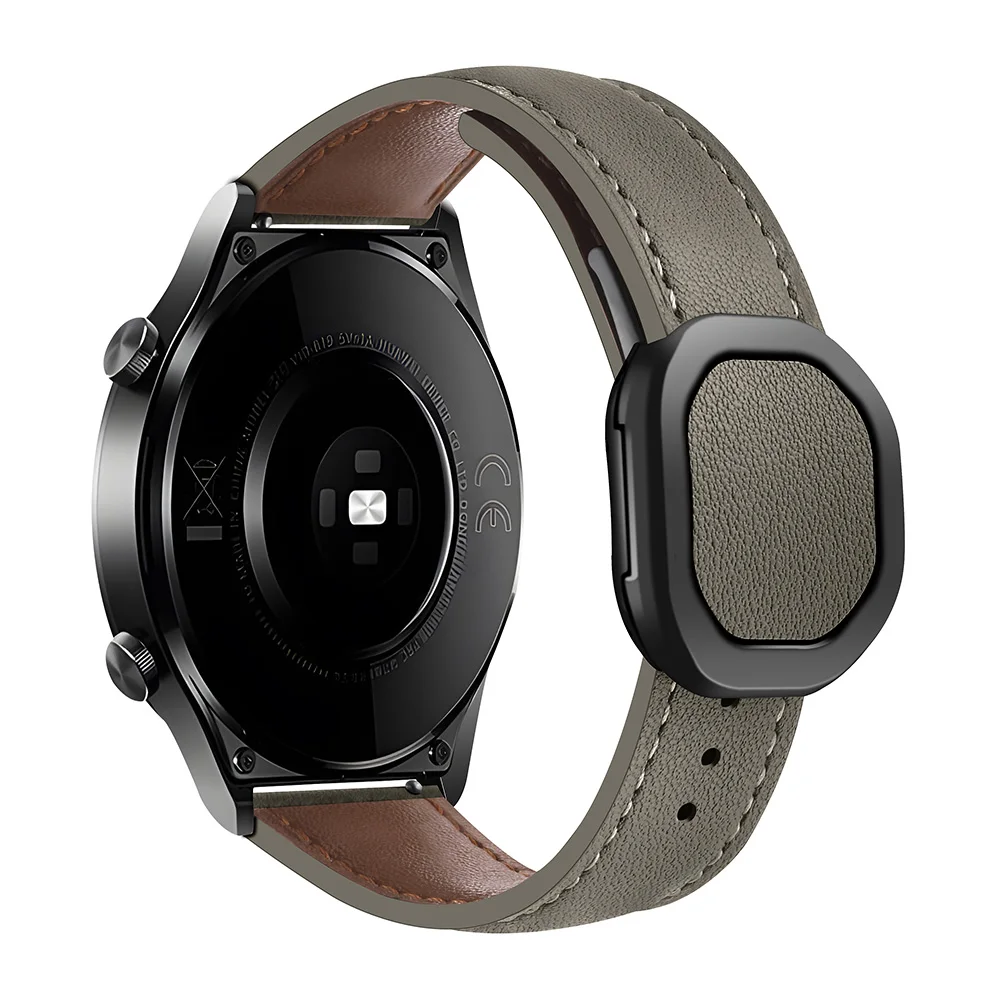 ساعة سامسونج جالاكسي من الجلد ، سوار مغناطيسي ، سا...