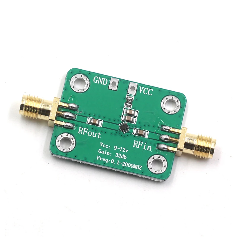 RF wideband low noise amplifier LNA wideband amplifier module 0.1-3000MHz gain 30dB DC power supply voltage 5~12V