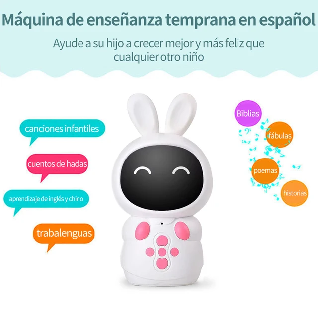 Kids Education Toys for Spanish Baby Learning Machine for Spanish Nursery Rhyme Fairy Tale Early Education Content Toys 1