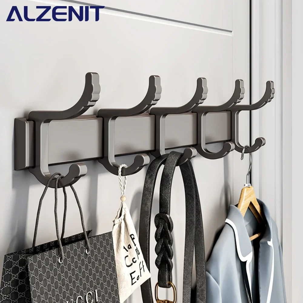 Desk Accessoriesspace Aluminum Wall Hook Rack - Nordic Style