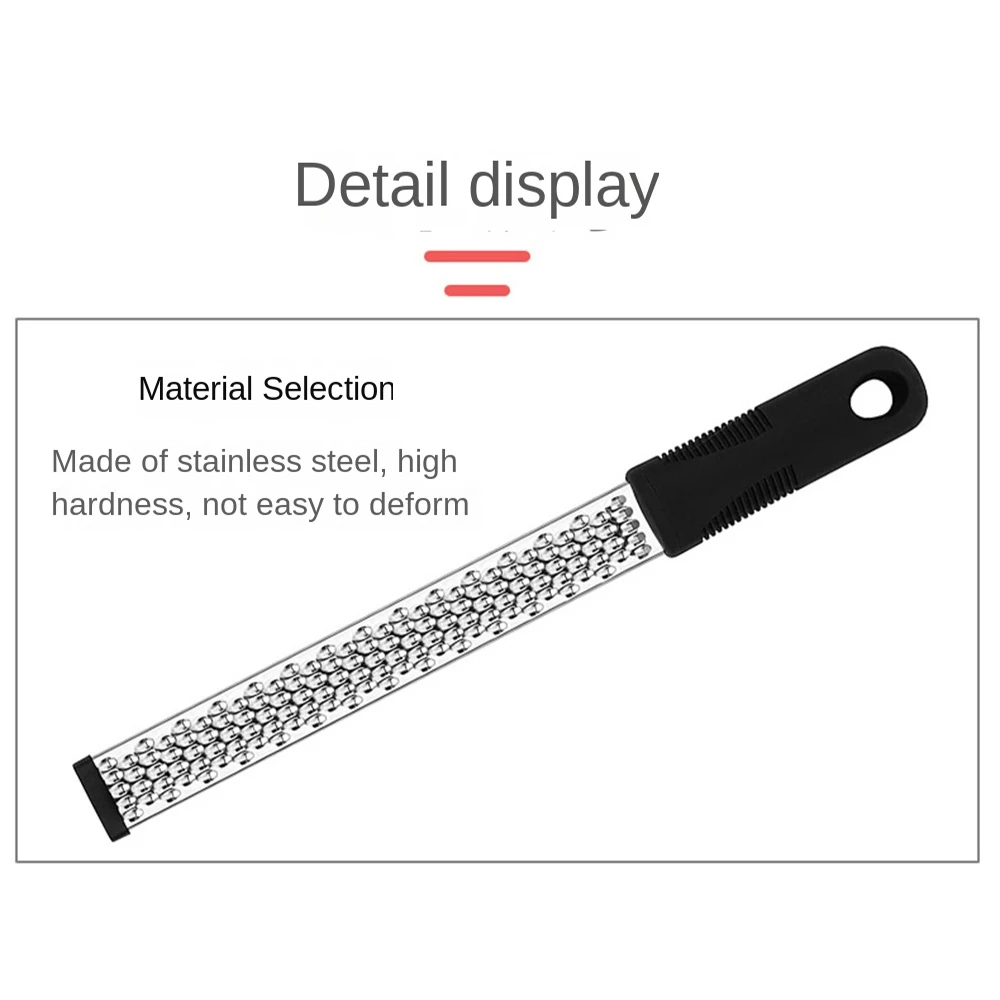 Description Picture 5 of itemCitrus Lemon Zester & Cheese Grater-Parmesan Cheese, Lemon, Ginger, Garlic, Nutmeg, Chocolate, Vegetables, Fruits, kitchen tools