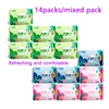 420pcs/14pack Anion Sanitary Pads 100% Cotton Anion Santitary Napkin Pads for Women Daily Use Panty Liners Ladies Sanitary Towel 1