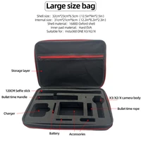 X5/X4/X3/X2 Storage Bag Portable Carrying Case Protective Box For insta360 X5 X4 X3 ONE X2 Action Camera insta 360 Accessories 5
